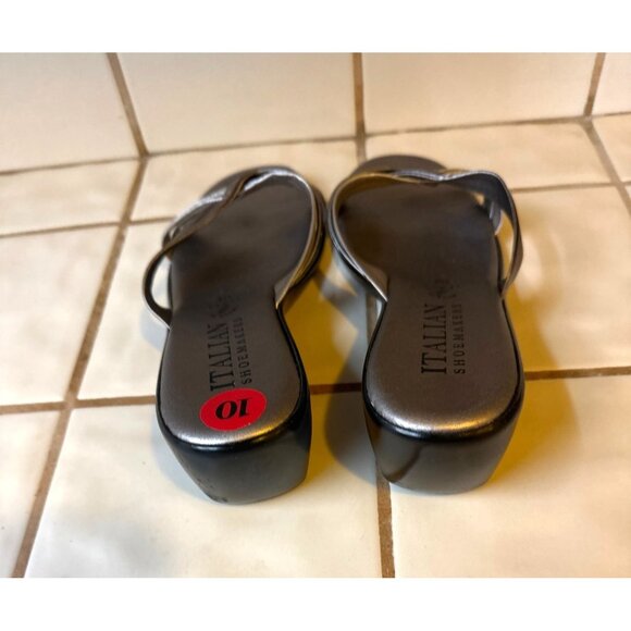 Italian Shoemakers Size 10 Finer Open Toe Sandals From Italy - Picture 10 of 12